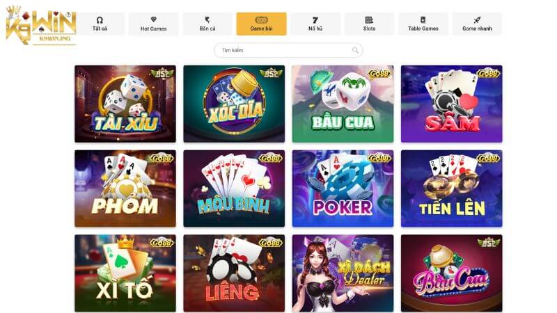 Giới thiệu về game bài K9win