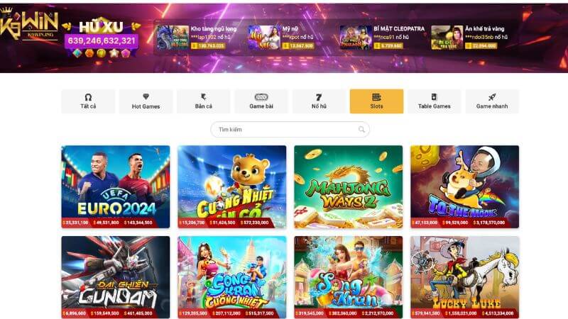 Slot k9win đa dạng các thể loại trò chơi